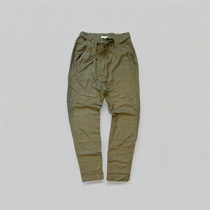 A.L.C. Ansel Belted Slouchy Twill Pant